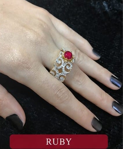 Luxury Zircon Statement Ring for Women Elegant Fashion Jewelry