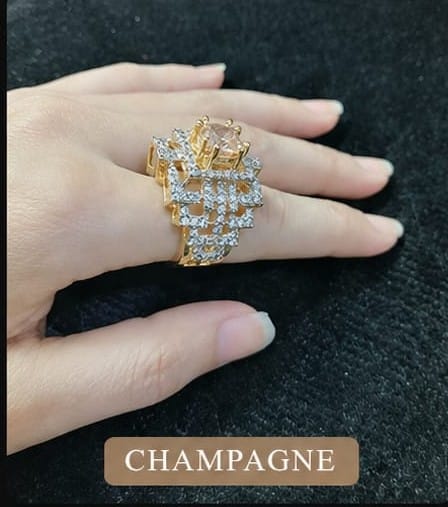 Elegant Oval Stone Ring for Women Premium Statement Accessory